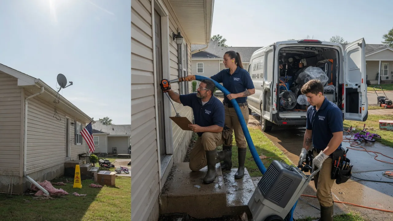 Ceiling Water Damage Restoration in Lakewood, WI near me